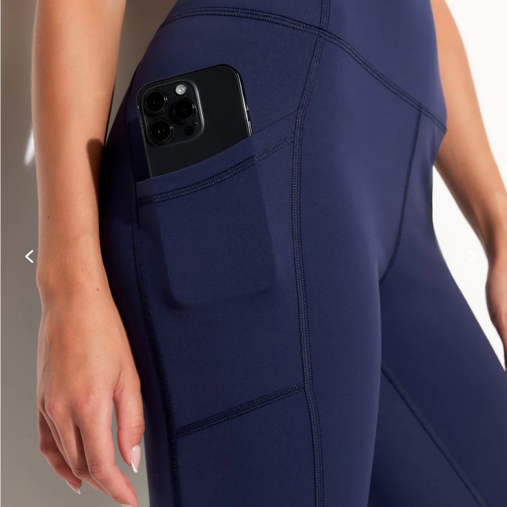 Spiritual Gangster Activewear Set M NEW w/tags will separate NAVY nirvana ALO - Picture 5 of 11